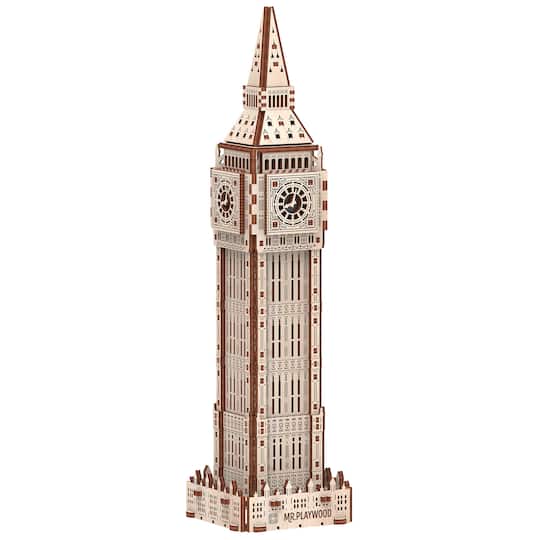 Mr. Playwood Big Ben 3D Wooden STEM Puzzle